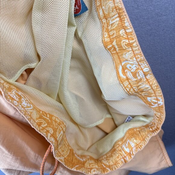 Tommy Bahama Relax Swim Shorts Men XL Orange Mesh Lined Drawstring Pockets Beach - Picture 8 of 10